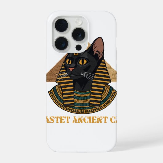 Bastet Déesse Féline Égyptienne Ancienne Art Vinta (Verso)