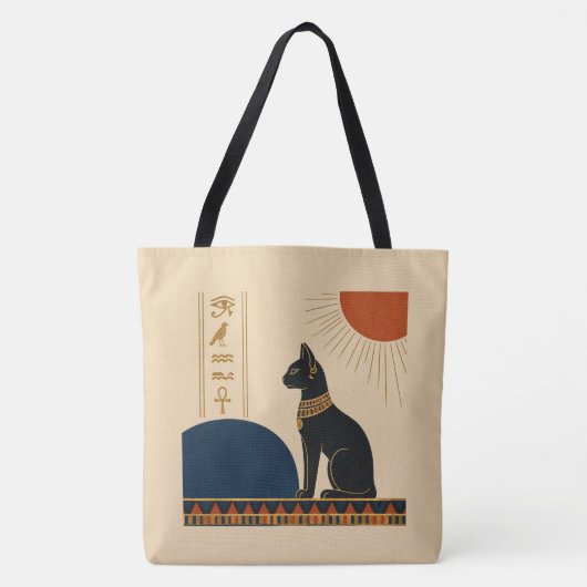 Bastet Egyptian Cat Tote Bag (Devant)