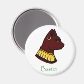 Bastet - Egyptian goddess magnet (Recto/Verso)