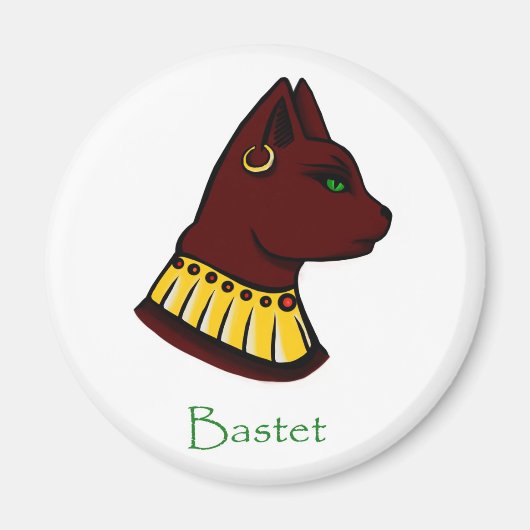 Bastet - Egyptian goddess magnet (Devant)