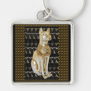 Bastet Egyptisch Goddess Cat Sleutelhanger