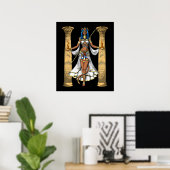 Bastet Egyptische godin Poster (Thuiskantoor)