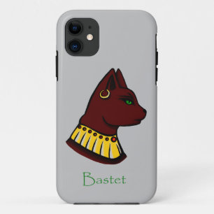 Bastet - Egyptische kat Goddess iPhone 11 Hoesje