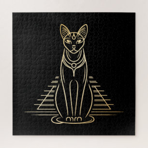 Bastet, Egyptische Kattengodin voor een piramide Legpuzzel