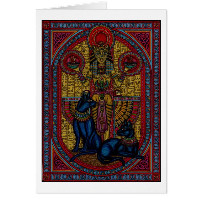 bastet, filasse le Rb de déesse de chat (Devant)