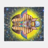 Bastet Fleece Blanket (Voorkant (Horizontaal))