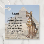 Bastet in Egypte Bedankjes Labels (Voorkant)