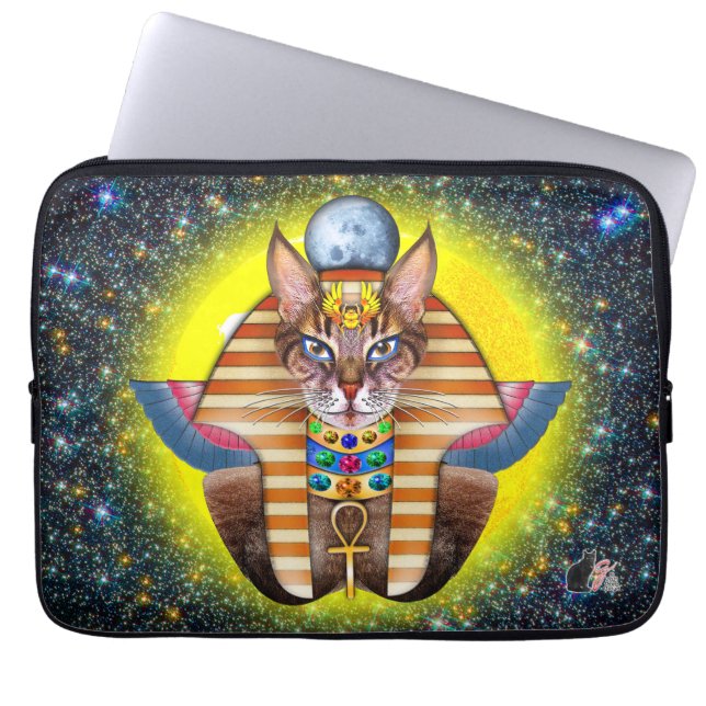 Bastet Laptop Sleeve (Voorkant)