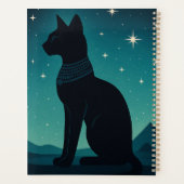 Bastet Planner Sterrenbeeld Egyptische Kattenkunst (Achterkant)