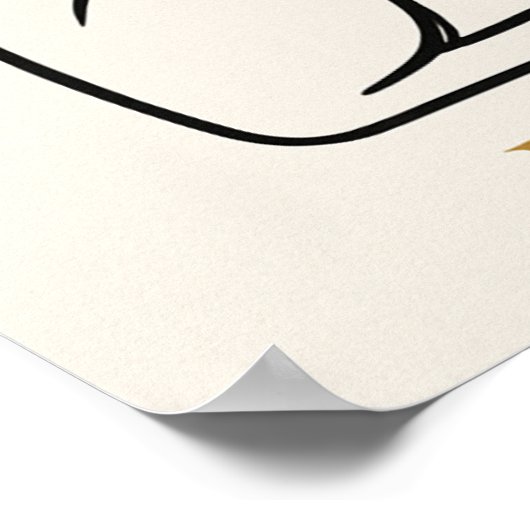 Bastet Poster Egyptisch Cat Goddess Art (Hoek)