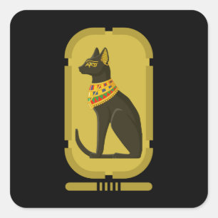 Bastet Square Sticker
