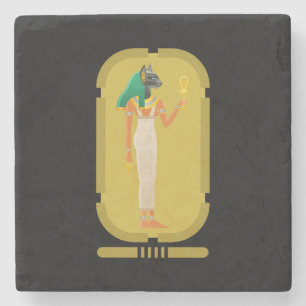 Bastet Stenen Onderzetter