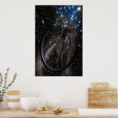 Bastet van Gregory Gallo Poster (Keuken)