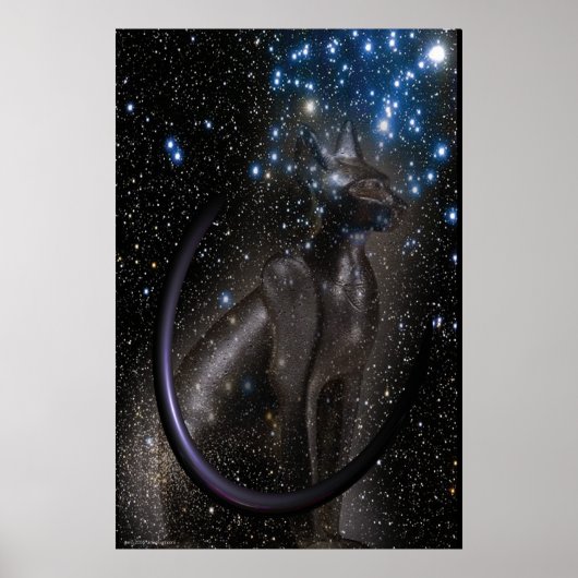 Bastet van Gregory Gallo Poster (Voorkant)