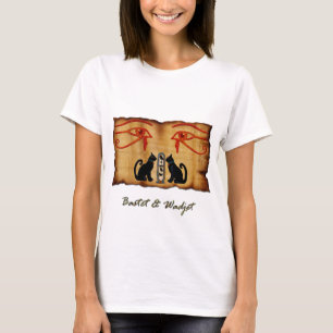 Bastet & Wadjet Shirt in Egyptische stijl