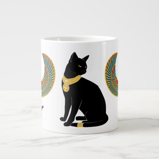 Bastet: Winged katje van Isis! Grote Koffiekop (Voorkant)