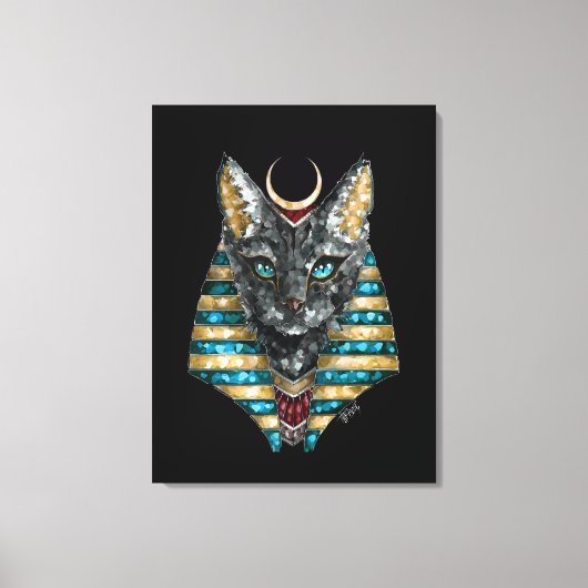 Bastetcanvas afdrukken (Voorkant)