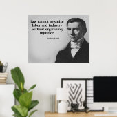 Bastiat Labor Quote Poster (Thuiskantoor)