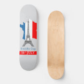 Bastille Day (14th July) Skateboard (Voorkant)