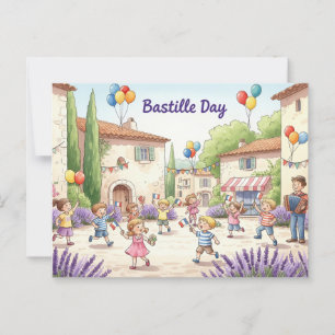 Bastille Day Briefkaart