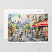 Bastille Day Briefkaart (Voorkant / Achterkant)