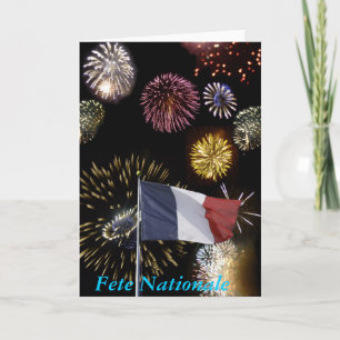 Bastille day greeting card kaart
