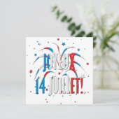 Bastille Day, Joyeux 14 juillet (Staand voorkant)