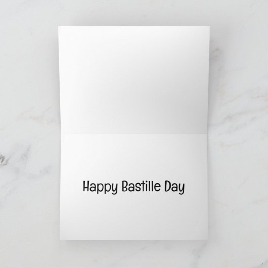 Bastille Day Ladybug, carte ennuyée (Intérieur)