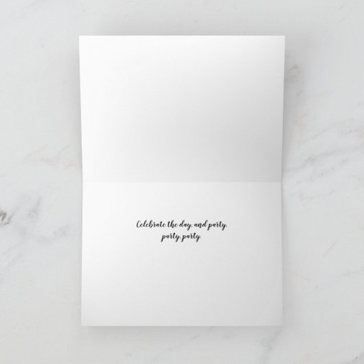Bastille Day met Red Edited Pinecone Branch Kaart (Binnen)