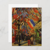 Bastille Day, Parijs door Vincent van Gogh (Voorkant / Achterkant)