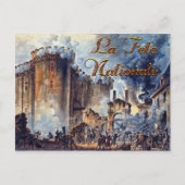 Bastille Day Waterverf Briefkaart (Voorkant)