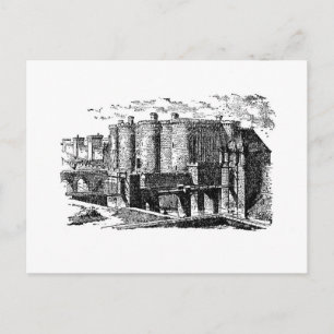Bastille Fotress Briefkaart