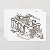 Bastille gevangenisParijs Briefkaart (Voorkant / Achterkant)