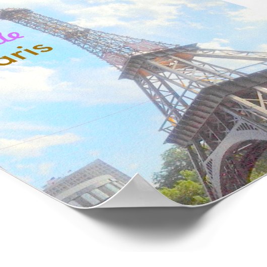 Bastille Paris poster (Hoek)