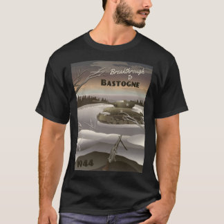 Bastogne 1944 - Battle of the Bulge Travel Poster  T-shirt