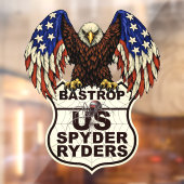 Bastrop-hoofdstuk - Decal Eagle-logo (Vel 2)