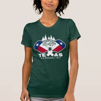 Bastrop Pickleball, Texas (donkere shirten) T-Shir T-shirt