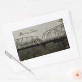 Bastrop, Texas Old Iron Bridge Sticker (Envelop)