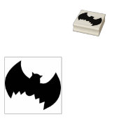 Bat 8 kunstzegel voor silhouet 	rubberstempel (Gestempeld)