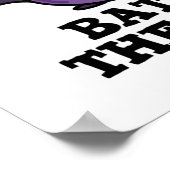 Bat aan de bottenschunnij poster (Hoek)