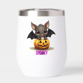 Bat adorable sur Citrouille mignonne Halloween Déc (Arrière)
