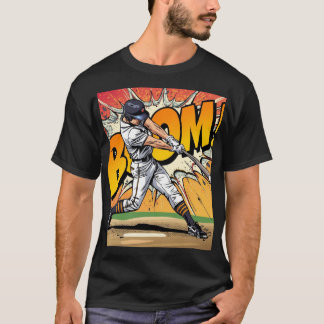Bat Bal Boom T20 Cricket Grafische T-shirt