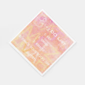 Bat Bar Mitzvah Gewoon subtiele servetten (Hoek)