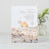 Bat Bar Mitzvah Uitnodiging (Staand voorkant)