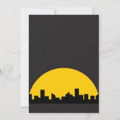 Bat Bewerkbare Uitnodiging, Superhero Verjaardag U Kaart (Achterkant)