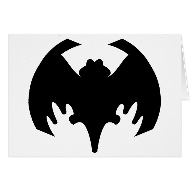 Bat Black Het museum Zazzle geschenken (Voorkant Horizontaal)