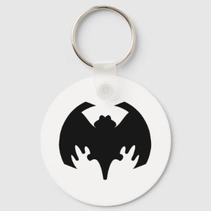 Bat Black Het museum Zazzle geschenken Sleutelhanger