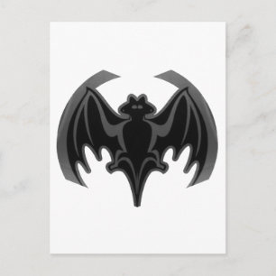 Bat Black In het MUSEUM Zazzle Gifts Briefkaart