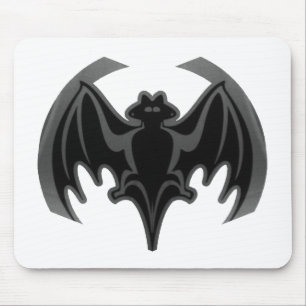 Bat Black In het MUSEUM Zazzle Gifts Muismat