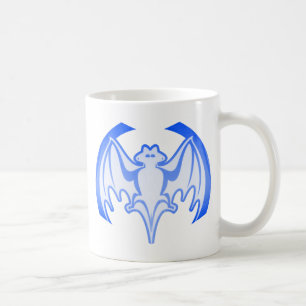Bat Blue In het MUSEUM Zazzle Gifts Koffiemok